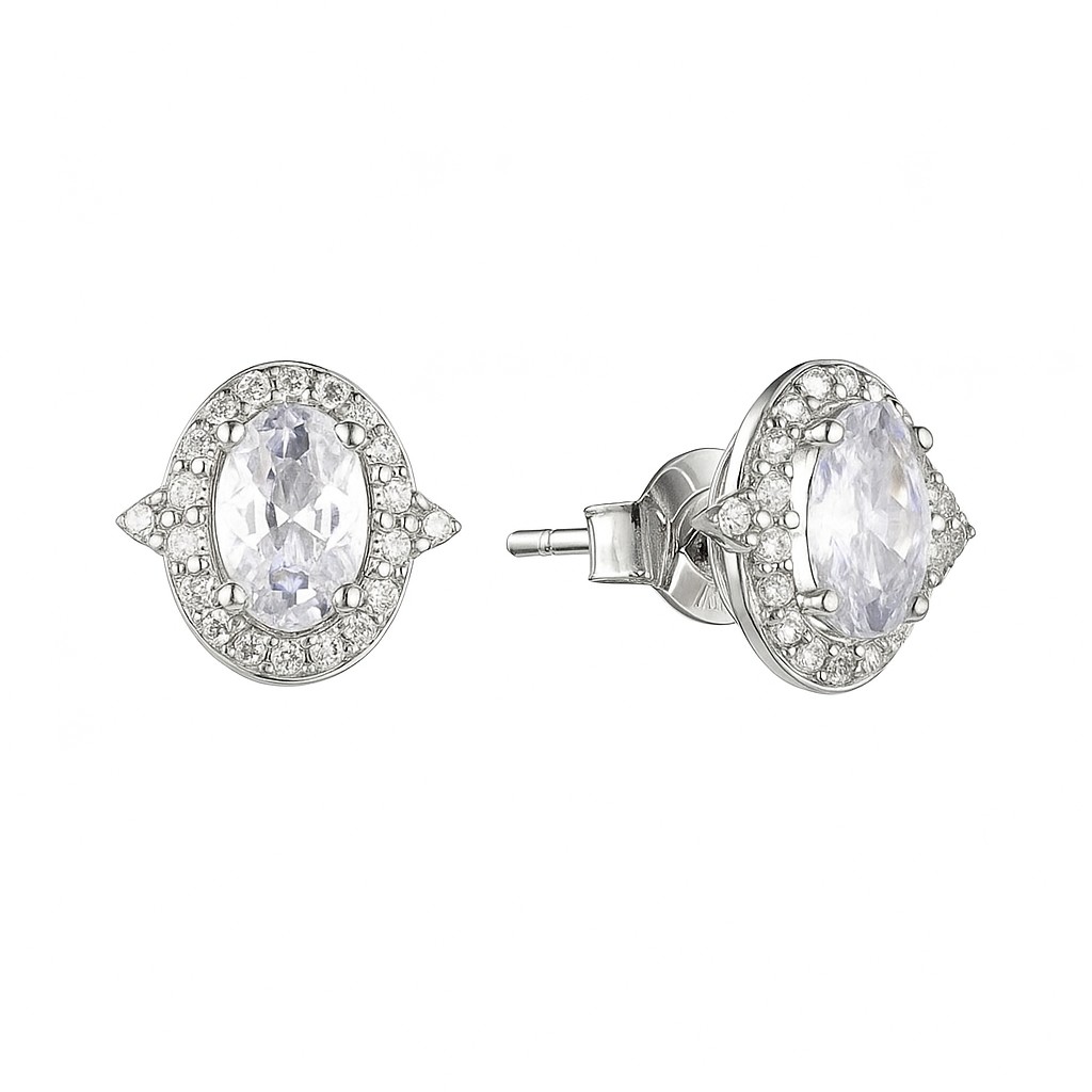 Celeste Oval Earrings