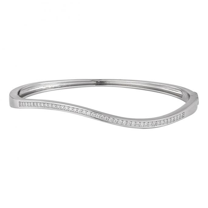 Contemporary Wave Bangle