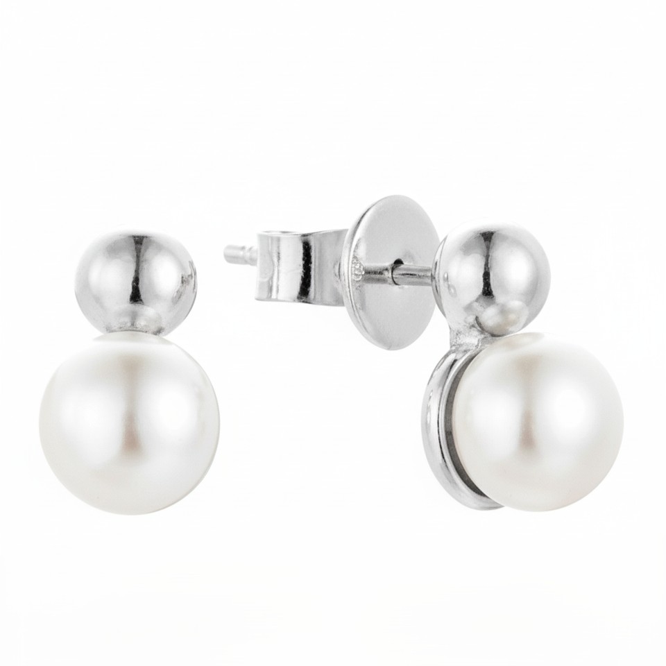 Duality Pearl Earrings