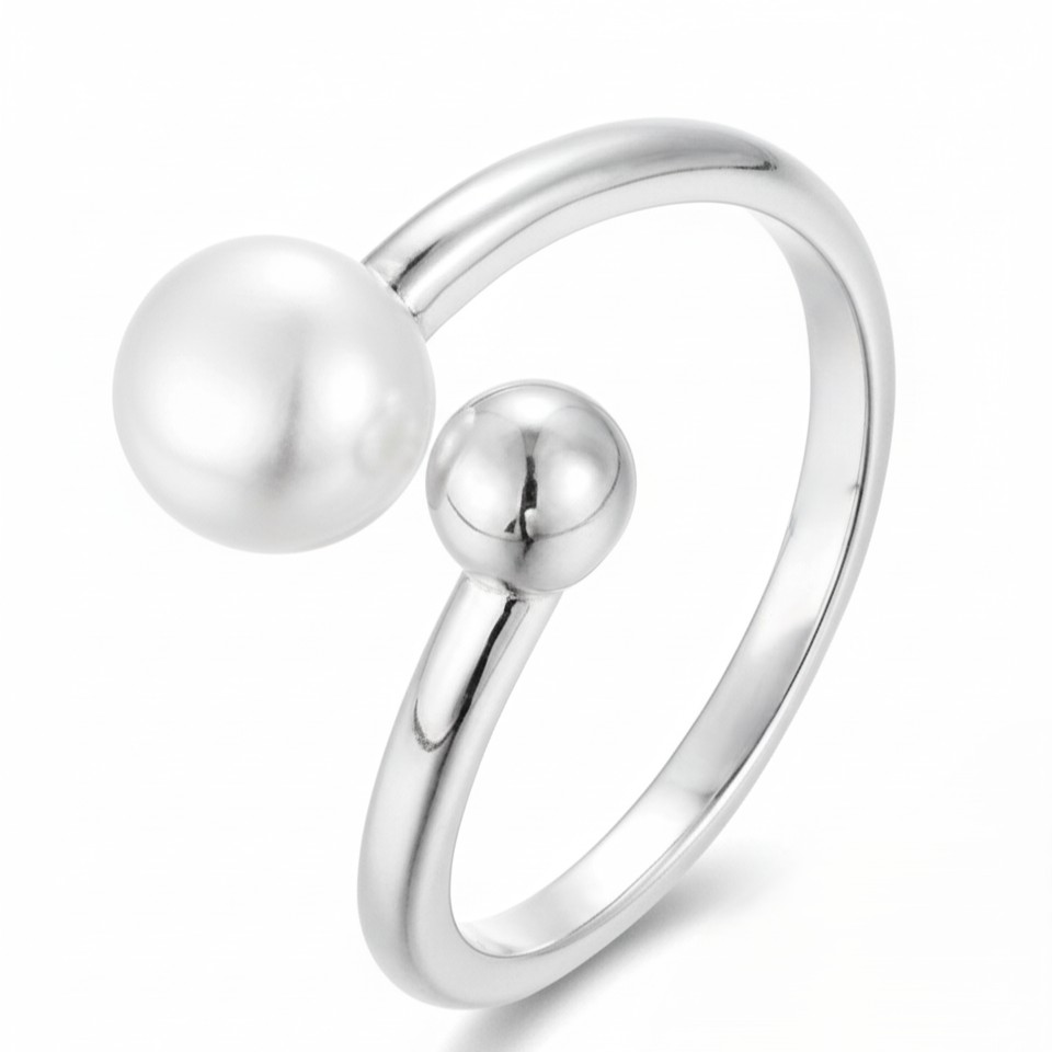 Duality Pearl Ring