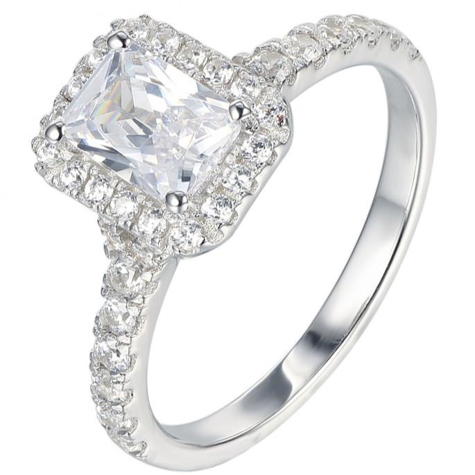 Imperial Emerald Halo Ring