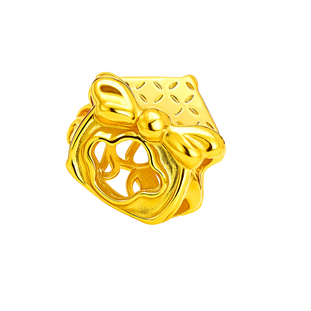 The 5D Gift Gold Charm: Precious Surprise