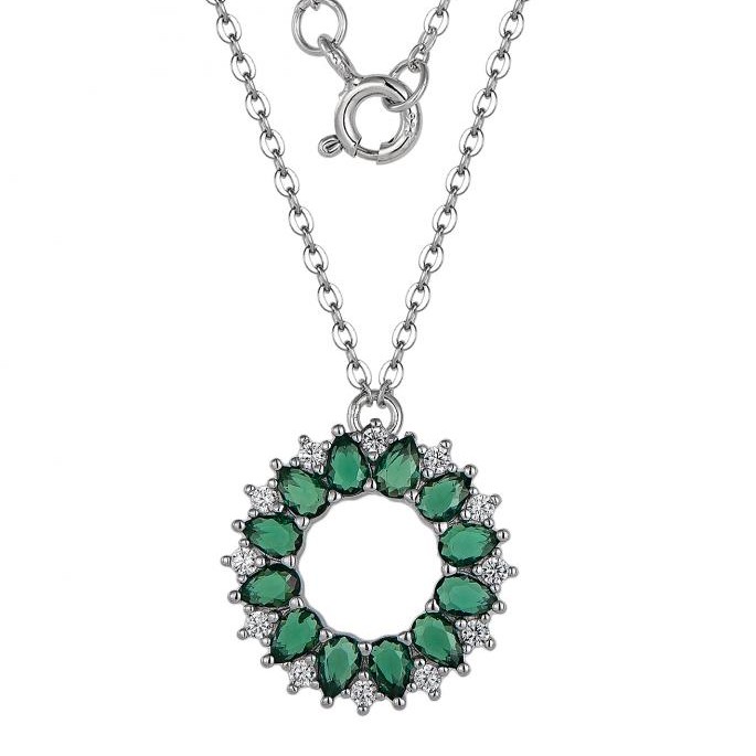 Verdant Halo Pendant